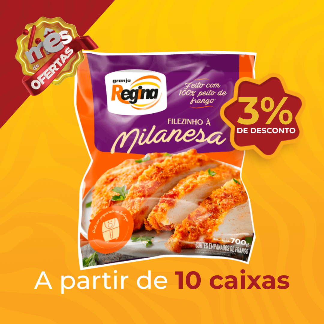 Filezinho Milanesa Cong 700g - Granja Regina